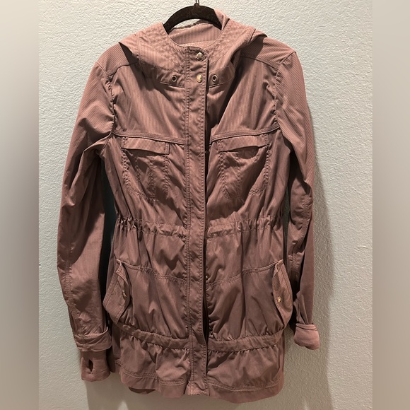 Lululemon Tunic Grey Pinstripe Jacket - Picture 1 of 7